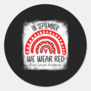 Search for red awareness stickers Blood