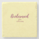 Search for bridesmaid coasters Bride to be