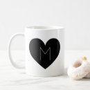 Search for elegant classy mugs Black and white