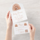 Search for budget baby shower invitations Terracotta