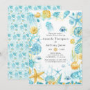 Search for blue shower wedding invitations Ocean