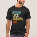 Search for legend since 1983 tshirts 39th