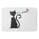 Search for black cat bath mats Funny