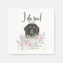 Search for dog wedding napkins Elegant