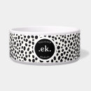 Search for dalmatian dog bowls Black and white