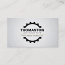 Search for mechanical engineer business cards Gear