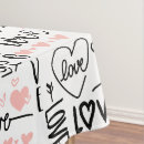Search for love heart tablecloths Cute