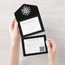 Search for snowflake wedding invitations Qr code