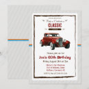 Search for classic car birthday invitations Automobile