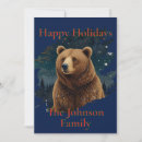 Search for brown bear christmas cards Winter