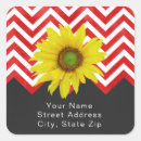 Search for yellow chevron return address labels Stripes