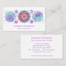Search for mandala business cards Yoga teacher