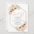 Search for orange sweet 16 invitations Modern