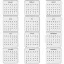 Search for mini calendar stickers 2025