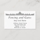 Search for rail business cards Fence