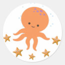 Search for round starfish stickers Marine life