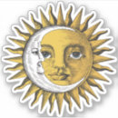 Search for moon face stickers Sun