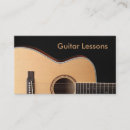 Search for guitar lessons business cards Classical