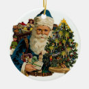 Search for victorian santa claus christmas tree decorations Vintage