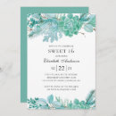 Search for mint sweet 16 invitations 16th birthday
