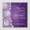 Search for purple paisley wedding invitations Lace