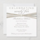 Search for elegant 75th birthday invitations Milestone