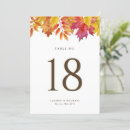 Search for rustic menu table cards Autumn