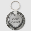 Search for 25th wedding anniversary key rings Heart
