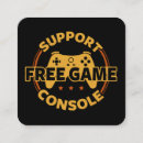Search for computer games business cards Console