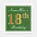 Search for 18th birthday napkins Elegant