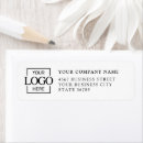 Search for round logo return address labels Professional