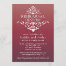 Search for red flourish invitations Vintage