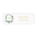 Search for forget me not return address labels Vintage