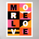 Search for love more posters Typography