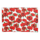Search for poppies pillowcases Red flowers
