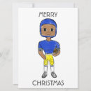 Search for football player christmas cards Yellow