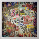 Search for vintage newspaper posters Abstract