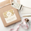 Search for gold lace wedding stickers Vintage