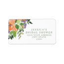 Search for luncheon return address labels Watercolor
