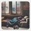 Search for homeless stickers Poverty