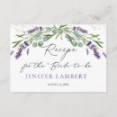 Search for floral wedding advice cards Lavender