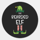 Search for beard humour stickers Santa