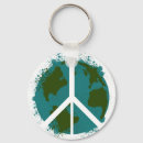Search for world peace key rings Globe