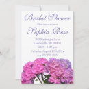Search for purple pink hydrangea invitations Hydrangeas