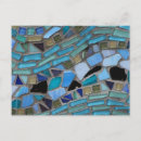 Search for stone pattern postcards Blue
