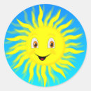 Search for smiling sun face stickers Sunshine