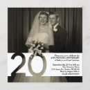 Search for 20th anniversary party invitations Vintage