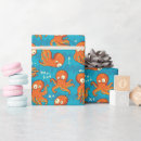 Search for sea creature wrapping paper Cephalopod