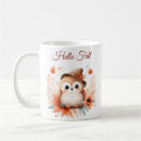 Search for orange owl mugs Autumn