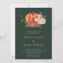 Search for white pumpkin wedding invitations Rustic